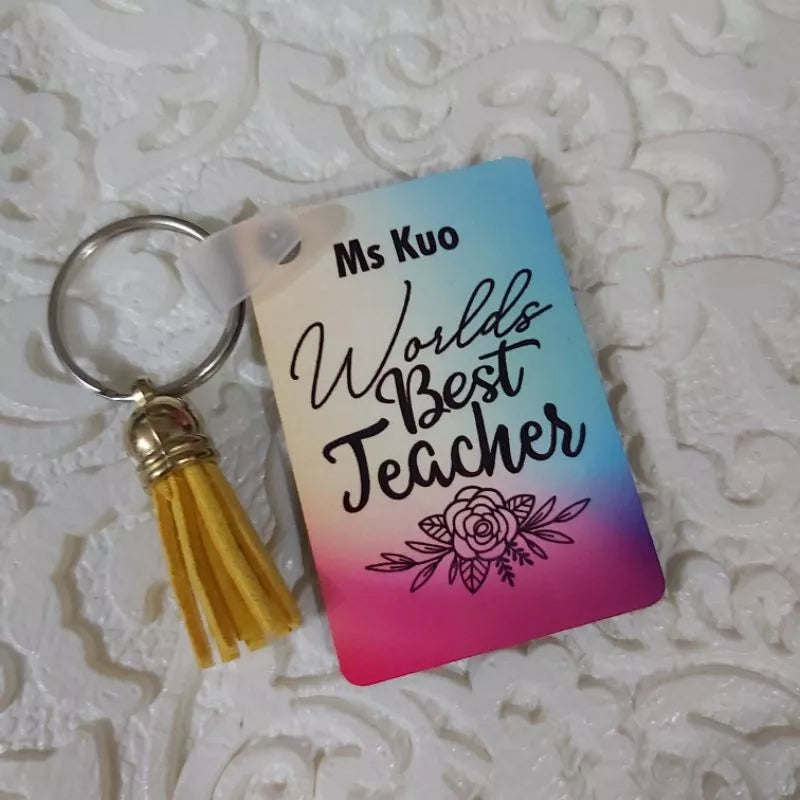 MDF Tag Keychain and Keyring