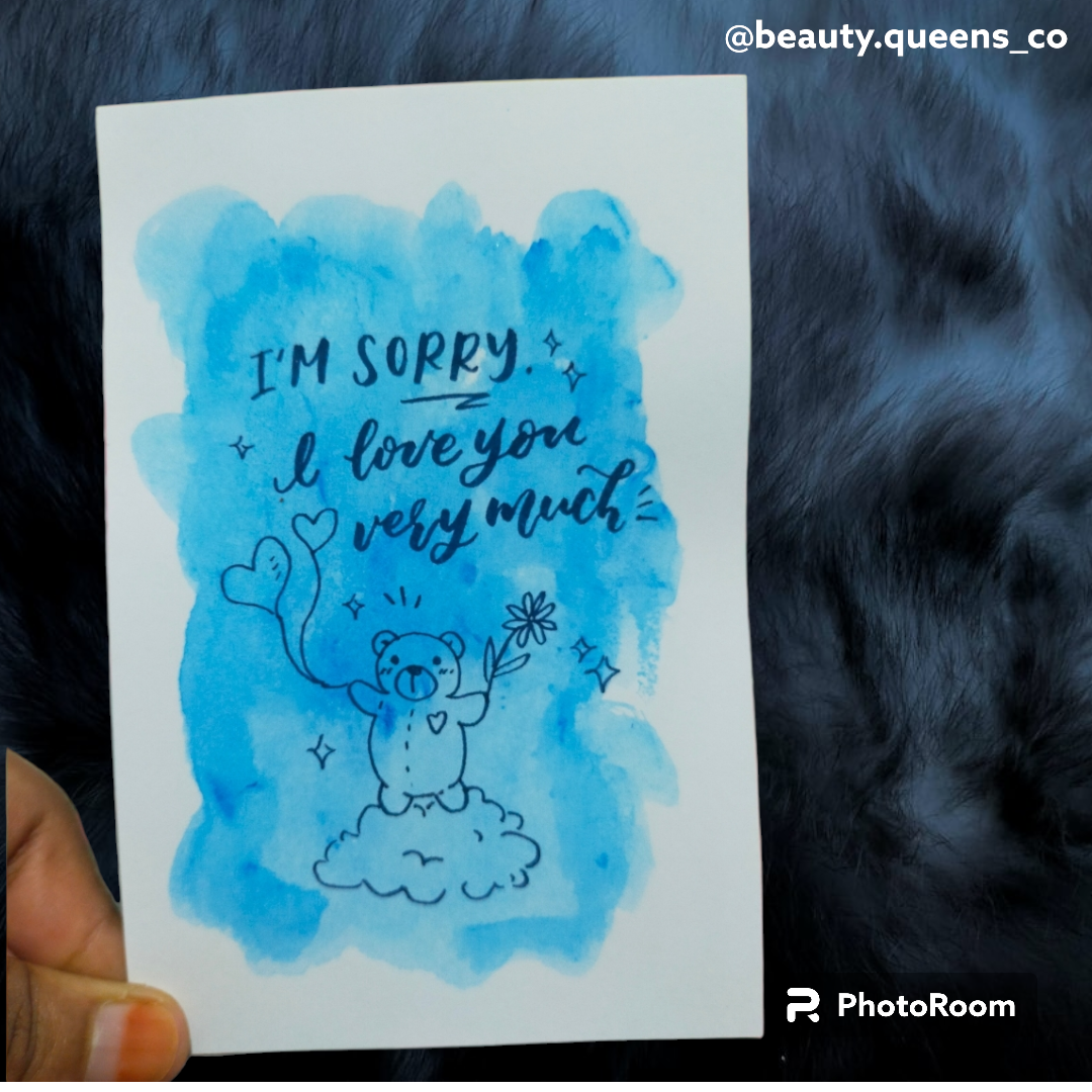 Calligraphy Postcard and Flipcard