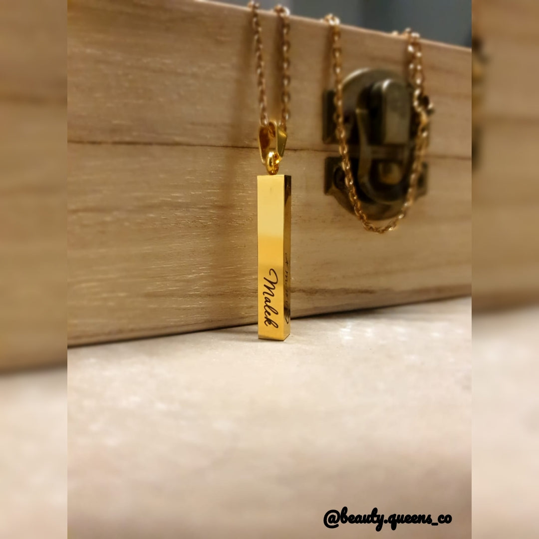 Stainless Steel Name Bar Locket